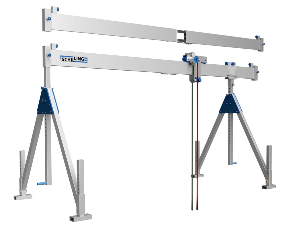 Alu Portalkran stationär - Bockkran - Kleinkrane - Leichtportalkran
